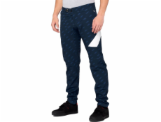 100% Pánské kalhoty 100% R-CORE X Limited Edition Kalhoty tmavě modré bílé velikosti. 32 (46 EUR) (NOVINKA)