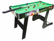 LeanToys Velký dřevěný skládací kulečníkový stůl + míčky