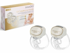 InnoGio INNOGIO Line Handy - Elektrická přenosná odsávačka mléka s dvojitou pumpičkou, GIOmum, GIO-356