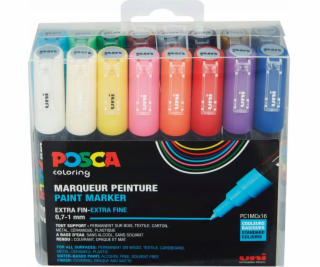 UNI-BALL Uni-Ball PC-1M Vícebarevný 16 ks.