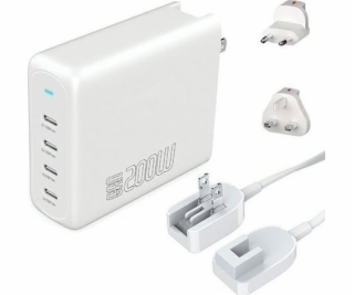 4smarts Nabíječka Nabíječka 4smarts GaN Flex Pro 200W 4 U...