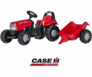 Rolly Toys Šlapací traktor rolyKid s kufrem a přívěsem