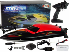 NO NAME Motorový člun R/C 2.4G červený 35 km/h