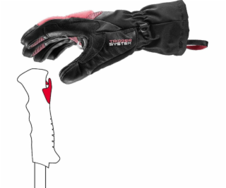 Leki Rukavice Leki Griffin Base 3D Dámské růžové 8.0