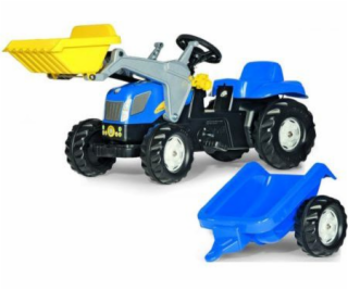 Rolly Toys Traktor New Holland s lžící a přívěsem (5023929)
