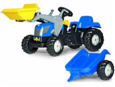 Rolly Toys Traktor New Holland s lžící a přívěsem (5023929)