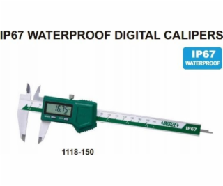Insize Posuvné měřítko 200 míst 8 IP67 3V/ABS/SQ/CERT.