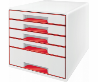 Leitz Leitz WOW 5-zásuvkový box růžový