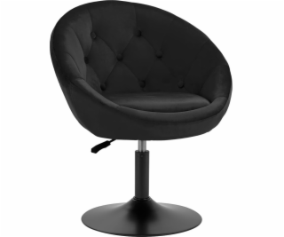 Activeshop Otočná židle 4Rico QS-BL12B sametově černá