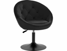 Activeshop Otočná židle 4Rico QS-BL12B sametově černá