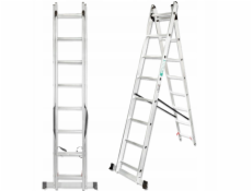 Forcekraft Kombinovaný žebřík 2x14 schodů