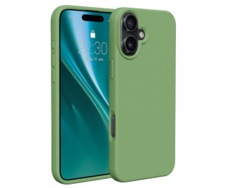 Silikonové TPU pouzdro Etteri pro iPhone 16 světle zelené