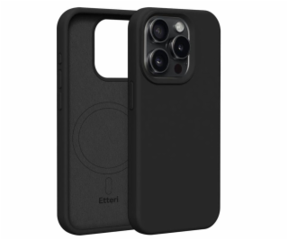 Silikonové TPU pouzdro Etteri Mag pro iPhone 15 Pro černé
