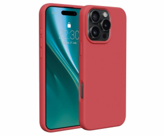 Silikonové TPU pouzdro Etteri pro iPhone 16 Pro raspberry