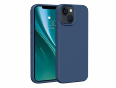 Silikonové TPU pouzdro Etteri pro iPhone 15 tmavě modré