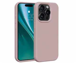 Silikonové TPU pouzdro Etteri pro iPhone 15 Pro světle rů...