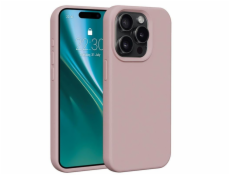 Silikonové TPU pouzdro Etteri pro iPhone 15 Pro světle růžové