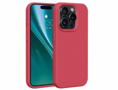Silikonové TPU pouzdro Etteri pro iPhone 15 Pro raspberry