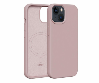 Silikonové TPU pouzdro Etteri Mag pro iPhone 14 světle rů...
