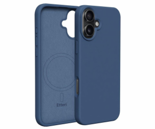 Silikonové TPU pouzdro Etteri Mag pro iPhone 16 tmavě modré