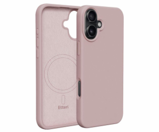 Silikonové TPU pouzdro Etteri Mag pro iPhone 16 světle rů...