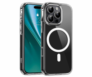 Hybridní TPU pouzdro Etteri Mag pro iPhone 16 Pro transpa...