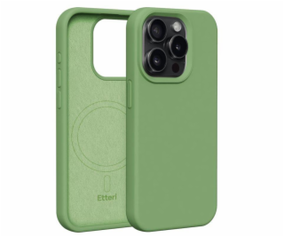 Silikonové TPU pouzdro Etteri Mag pro iPhone 15 Pro světl...