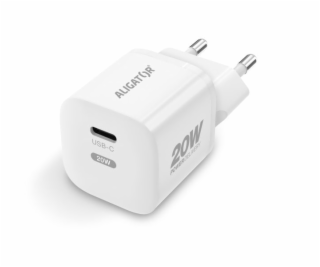 Rychlá nabíječka ALIGATOR Mini, PD 20W, USB-C/USB-C kabel...