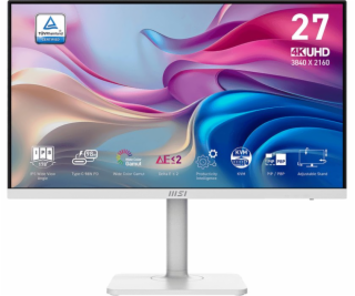 MSI Monitor 27 palců Modern MD272UPHW LED/UHD/Plochý/60Hz...