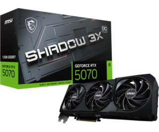 MSI Grafická karta GeForce RTX 5070 12G SHADOW 3X OC GDDR...