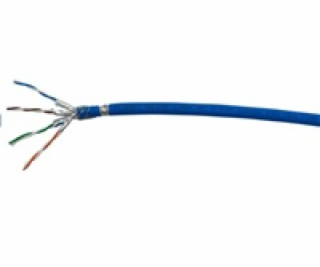 FTP kabel PlanetElite, Cat6A, drát, 4pár LS0H, Dca, modrý...