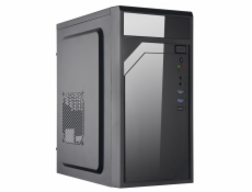 EUROCASE MidT ML M6-590B / mATX / bez zdroje / 2x USB 3.0 / USB-C / černá