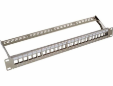 EFB Patch panel 1U 24x Keystone slot (37576.1)
