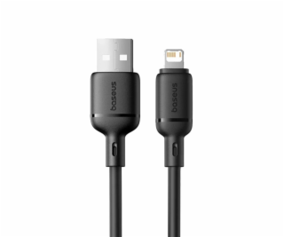 Kabel Baseus Silky USB/Lightning 1m 2.4A černý