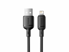 Kabel Baseus Silky USB/Lightning 1m 2.4A černý