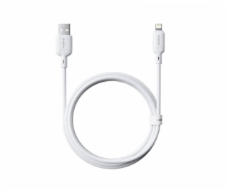 Kabel Baseus Silky USB/Lightning 1m 2.4A bílý