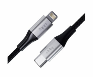 Datový kabel Allity AUC-01 USB-C/Lightning 1m 27W černý