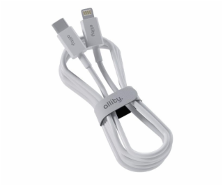 Datový kabel Allity AUC-03 USB-C/Lightning 1m 27W bílý
