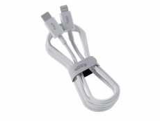 Datový kabel Allity AUC-03 USB-C/Lightning 1m 27W bílý