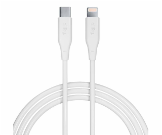 Datový kabel Allity AUC-02 USB-C/Lightning 1m 27W bílý
