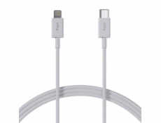Datový kabel Allity AUC-03 USB-C/Lightning 2m 27W bílý