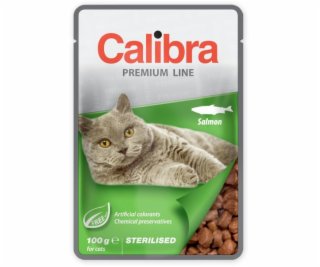 Calibra Cat Premium Sterilised Salmon 100g