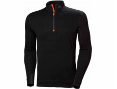 Helly Hansen T -košile termo Helly Hansen Lifa Merino Zip Black