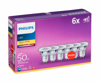 Philips LED-Classic GU10 36D 6er Set 4,6W 2700K
