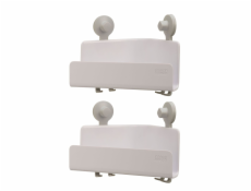 Joseph Joseph EasyStore weiß 2-er Pack Eck-Duschablage