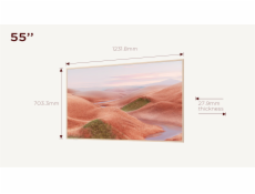 TCL 55A300W televizor 139,7 cm (55 ) 4K Ultra HD Smart TV Wi-Fi Bílá 450 cd/m2