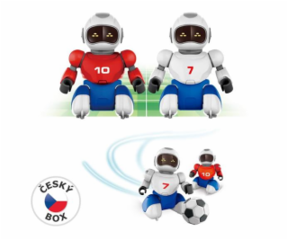 Hračka MaDe Robofotbal na dálkové ovládní, 2 ks + 2 brank...