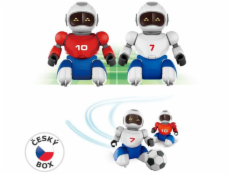 Hračka MaDe Robofotbal na dálkové ovládní, 2 ks + 2 branky, 36 x 24 cm