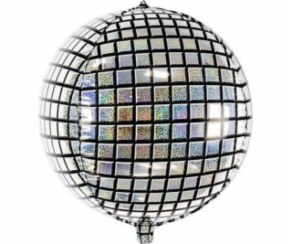 Party Deco Foil balónik, disco guľa, holografický, 40 cm....
