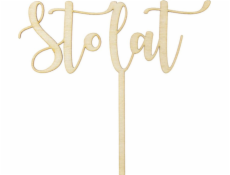 Party Deco Sto Lat tort na tortu - 14 cm univerzálny (42410-uniw) - 42410-uniw